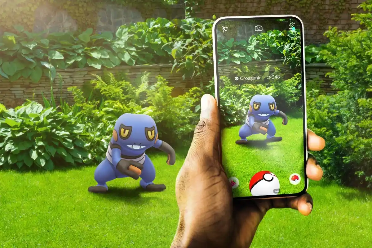 Pokémon in augmented reality game